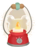 キャンドルランプの実