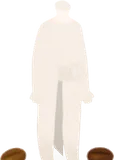 足元に散らばるコーヒー豆