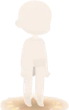 足元に落ちる光