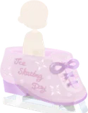 スケートシューズのそり