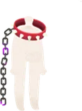 鎖付きトゲトゲ首輪