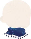 クリスタル模様の襟巻