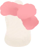 ビンクのファーマフラー