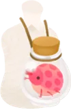 フウセンコガネの瓶