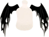 ボロボロの悪魔の羽