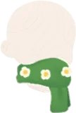 サンルームグリーンマフラー