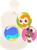 リヴリー缶バッジアクセサリー