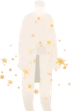 身にまとう金のかけら
