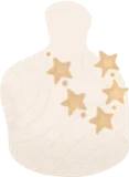星形パーツのネックレス