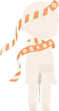 突破した立ち入り禁止テープ