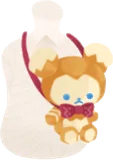 抱っこ木彫りのピグミー