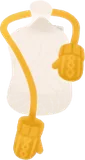 黄色いミトン