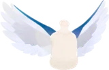 ルリビタキの羽