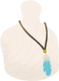 羽根ネックレス