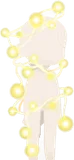 絡まる電飾