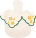 朝の森のフリルカラー