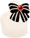 モノトーンネックリボン