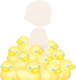 山盛りのアヒル