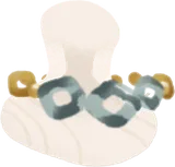アクリルチェーンネックレス