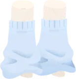 ゴム抜きルーズソックス