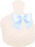 胸元のスクールリボン