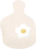 お花のワッペン