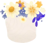 花々のマフラー