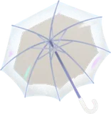 雨の日のビニール傘