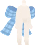 さわやかなチェック柄のリボン
