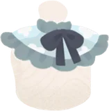 花柄のつけ襟