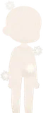 身体にくっついた謎のふわふわ