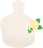 レモンのブローチ