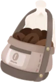 コーヒー豆を詰めた鞄