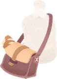 素朴なショルダーバッグ