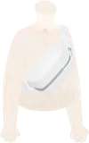 ホワイトボディバッグ
