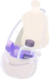 水晶の入ったカバン
