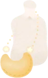 おねむな月のポシェット