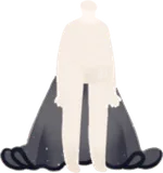 透き通るルミナスレース・黒