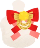 新年を迎えるリボン