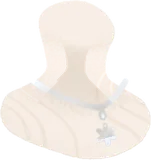 雪のネックレス