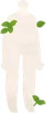 生えた葉っぱ