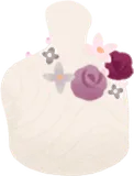 香るフラワーコサージュ
