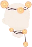 そっと絡まるポンポンライト