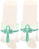薄布の脚飾り
