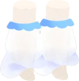シースルーレッグウォーマー