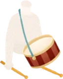 肩かけミニドラム