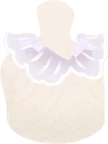 チュールフリルカラー