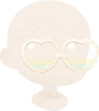 ハートサングラス