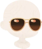 リゾートサングラス