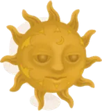 太陽のお面